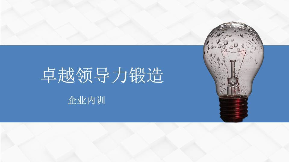 平?jīng)鳇S武林《卓越領(lǐng)導(dǎo)力鍛造》