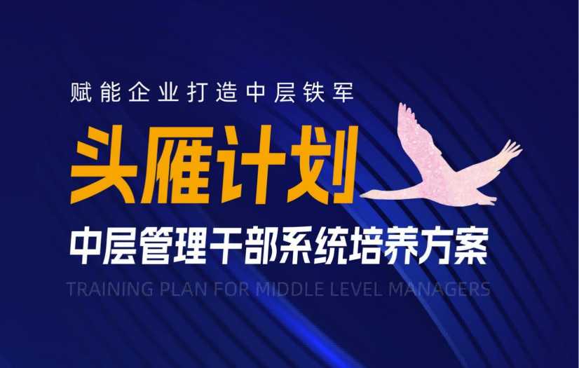 【頭雁計劃】中層管理干部系統培訓方案